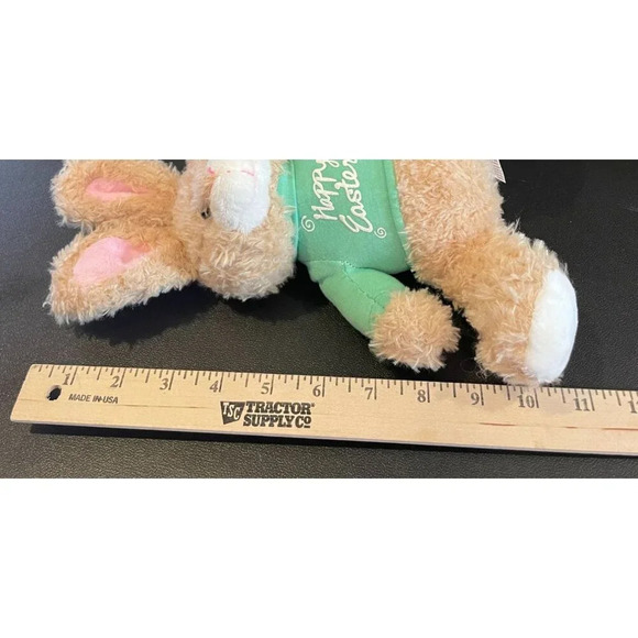 Dan Dee Collectors Choice Happy Easter Plush Bunny Green Sweater‎ Stuffed Animal - Picture 4 of 6
